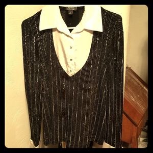 Sparkle top one piece